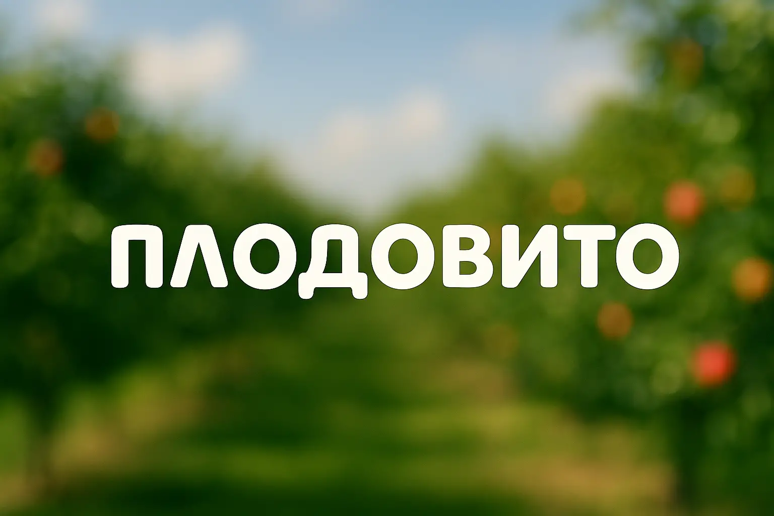 плодовито примерно лого