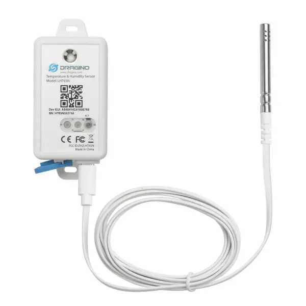LHT65N-E31F - LoRaWAN температурен и влагомерен сензор